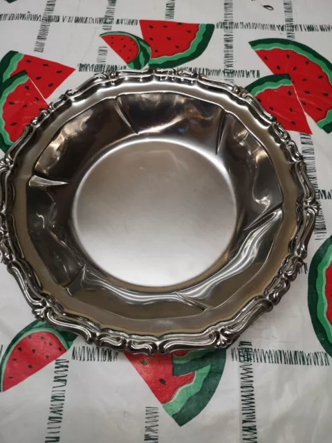 ALFRA Alessi Designer Stainless Steel Baroque Style Dish