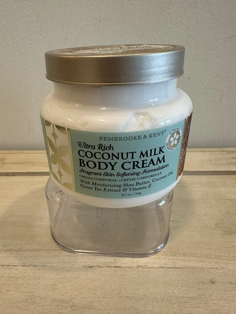 PEMBROOKE & KENT Ultra Rich Coconut Body Cream 24.7 Oz New $24.99