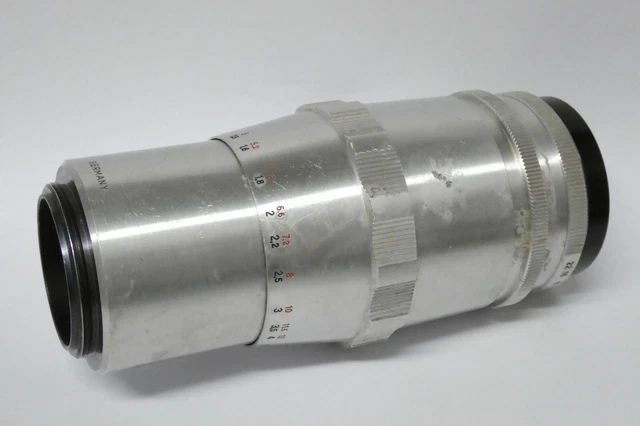 Carl Zeiss Jena Triotar 4/ 135 mm Objektiv M42 2