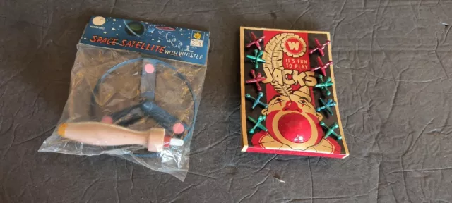 Vintage Carded Toys Jax, Metal, Space Satellite Flying Toy New