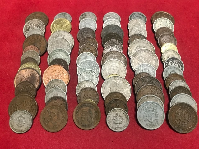 Portuguese Ex-Colonies - Lot Of 75 Common Coins In Lower Grades