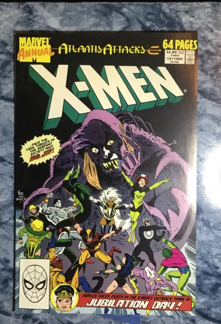 Uncanny X-Men Annual #13 (1989) Atlantis Attacks Crossover Part 3 Marvel Comics