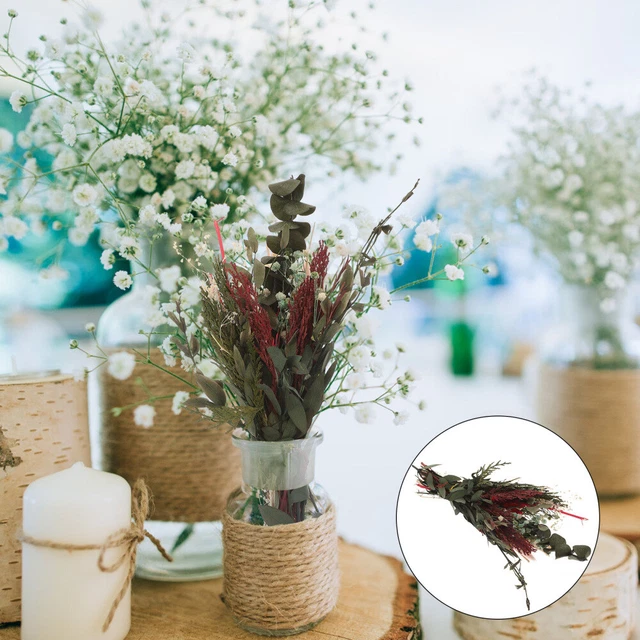 2 piezas de flores secas conservadas hechas a mano flores secas para hágalo usted mismo