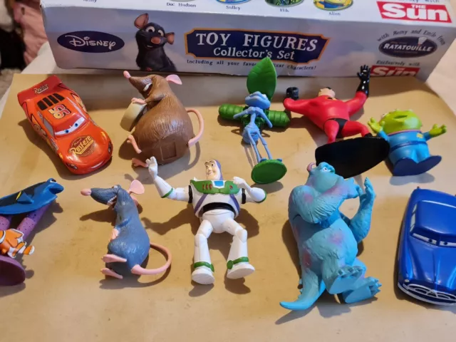 Disney Pixar Toy Figures Collectors set The Sun Promo Set 10 Figures New