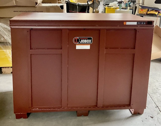 CRESCENT JOBOX 1657990 DropFront Jobsite Box 60" Wd 31" Dp 45" Ht