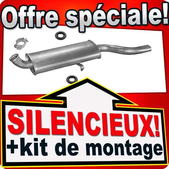 Silencieux Arrière Pour SAAB 9-5 (dès 2000) | Acier Aluminié | Neuf Avec Garantie 30 Mois