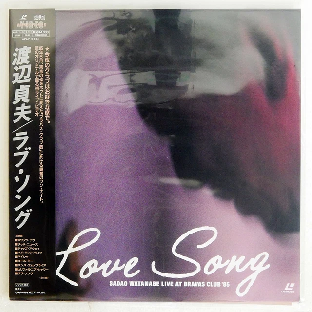 Sadao Watanabe Love Song Live At Bravas Club '85 Warner Wplp-9054 Japan Obi 1Ld