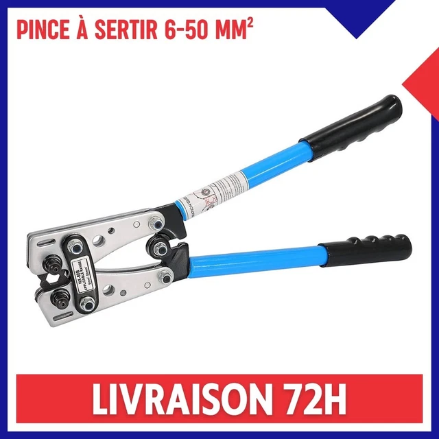 Pince à sertir pour cosses tubulaires 6-120 mm² - K06NF - Automatismes Solutions