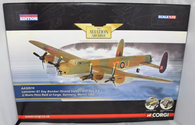 Corgi Aviation Archive Aa32616 Lancaster B.mki 617 Sqd Grand Slam 1:72 Ltd Ed