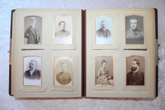 Jugendstil Fotoalbum Fam. Klinkow Berlin Potsdam 1900 antik 1.WK WW1 Flapper alt