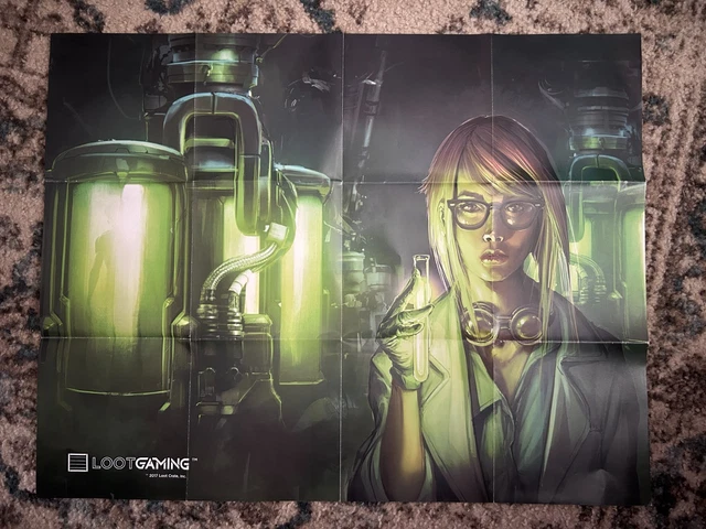 2017 JANUARY LOOT Gaming Crate Mad Science Exclusive Poster