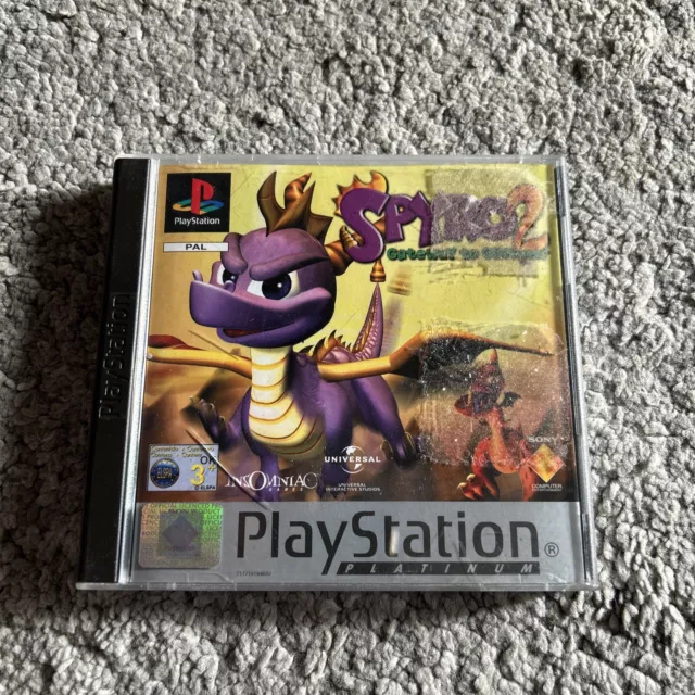 Spyro 2 Gateway To Glimmer Platinum (Sony PlayStation 1, 1999)