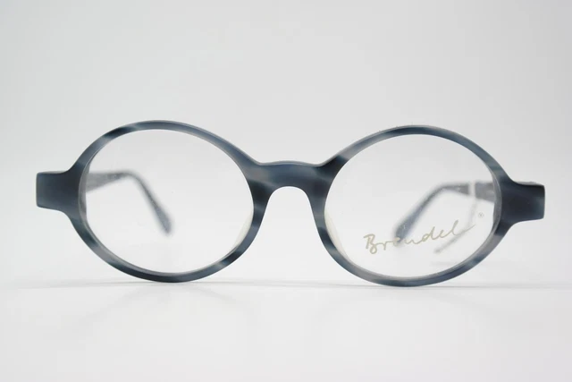 Lunettes Vintage Felix Design 6614 – Monture Bleu Cuivre Ovale En Métal, état Neuf Sans étiquette (NOS)