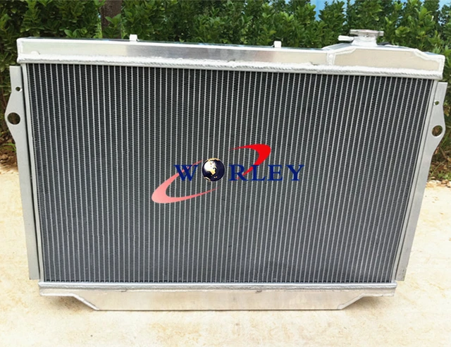 1hz Radiator 3 ROWS ALUMINUM radiator for 80 Series Landcruiser 1HZ Diesel & 1HDT ...
