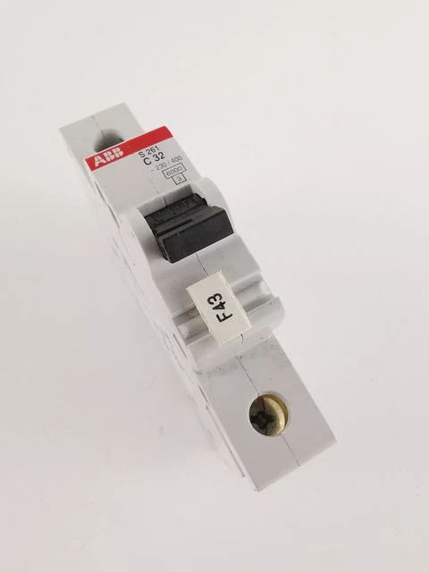 ABB S261 C32 interruttore protezione linea 1 poli fusibile automatico interruttore LS