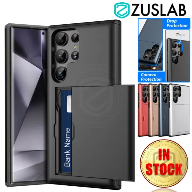 For Samsung Galaxy S24 Ultra Plus Case Wallet With Card Holder Shockproof Cover