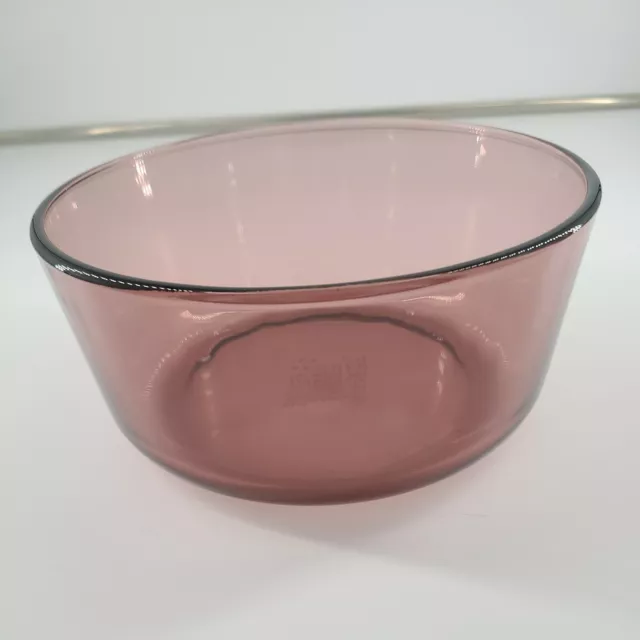 Pyrex 7 Cup Mixing Bowl Cranberry Glass