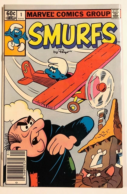 Comic Book - Smurfs - Number 1 - 1982 - Marvel Comics