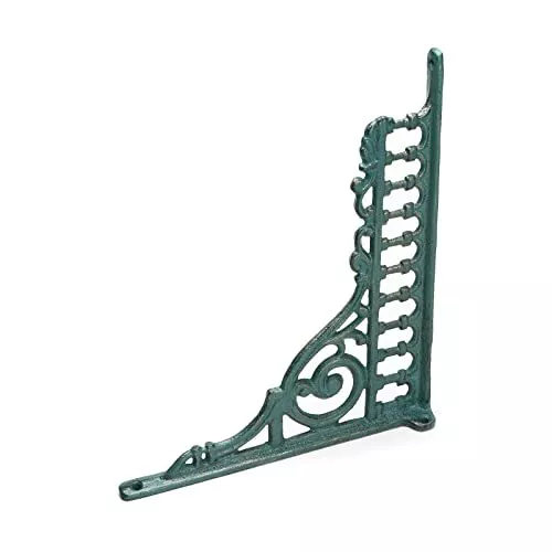 2PCS Cast Iron Green European Style Wall Shelf Brackets Thick Wall Hanger Ant... 3