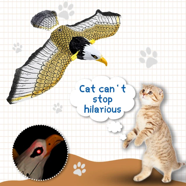 Lotto Giocattolo Graffio Gatto Lifelike Giocattoli Animali Animali Simulazione Volo Interattiva W5S2 W7