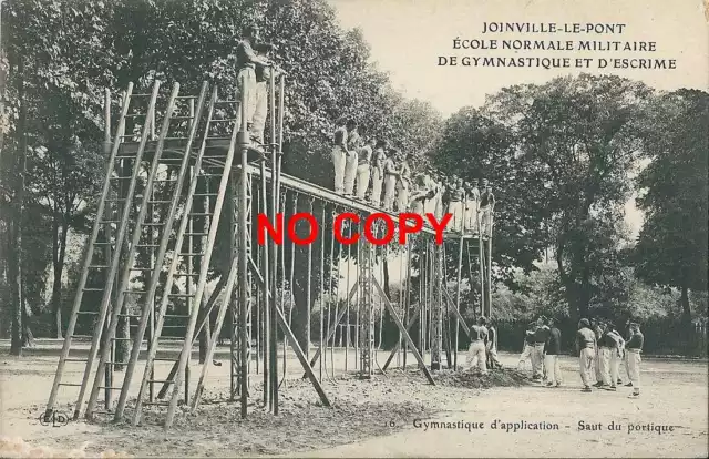 CPA Joinville le Pont Ecole Militaire Gymnastics Fencing Portico Jump Sport