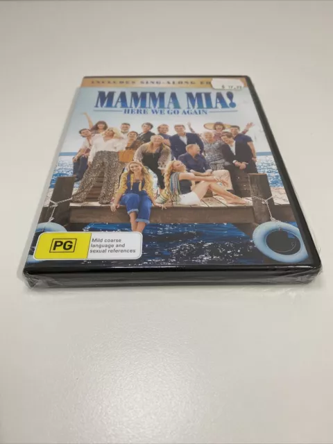 Mamma Mia - Here We Go Again! (DVD, 2018) Region 4 Brand New Sealed