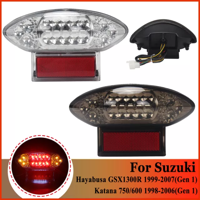 For Suzuki Hayabusa GSX1300R Tail Light Integrate Brake Turn Signals 99-07(GEN1)