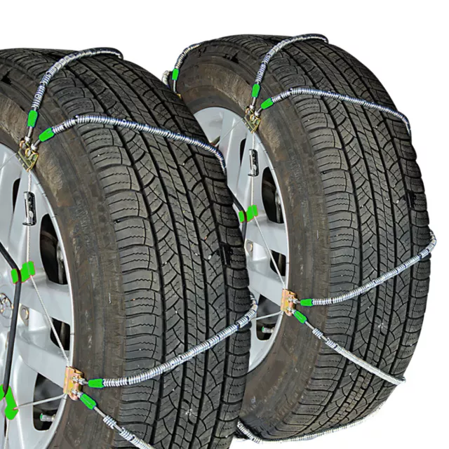 Titan Diagonal Cable Tire Chains Snow or Ice Covered Roads 10.98mm 255/70-16