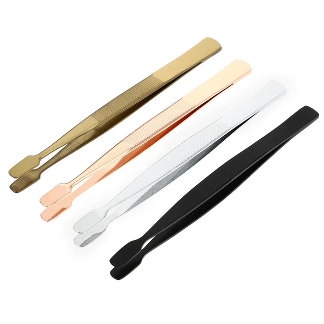 4 piezas Sello Acero Inoxidable Pinzas Prácticas Efectivas Pinzas Antiestáticas Bri