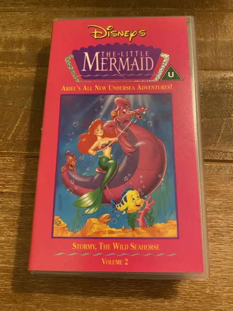 DISNEY’S THE LITTLE Mermaid Volume 2 Stormy The Wild Seahorse VHS Video ...