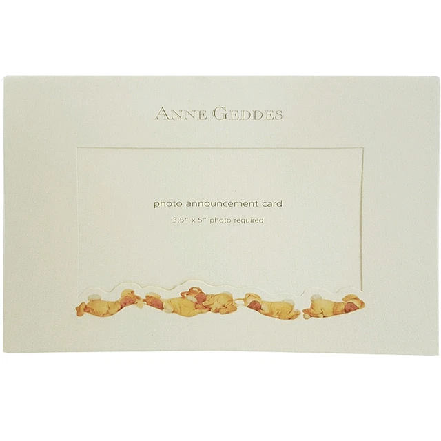 Anne Geddes New Baby Newborn Birth Announcements - Set of 12