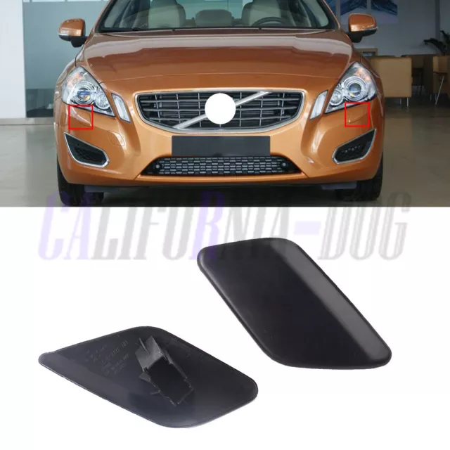 FOR VOLVO S60 11-13 New Front Bumper Headlight Washer Cover Left Side  39802681 £4.21 - PicClick UK