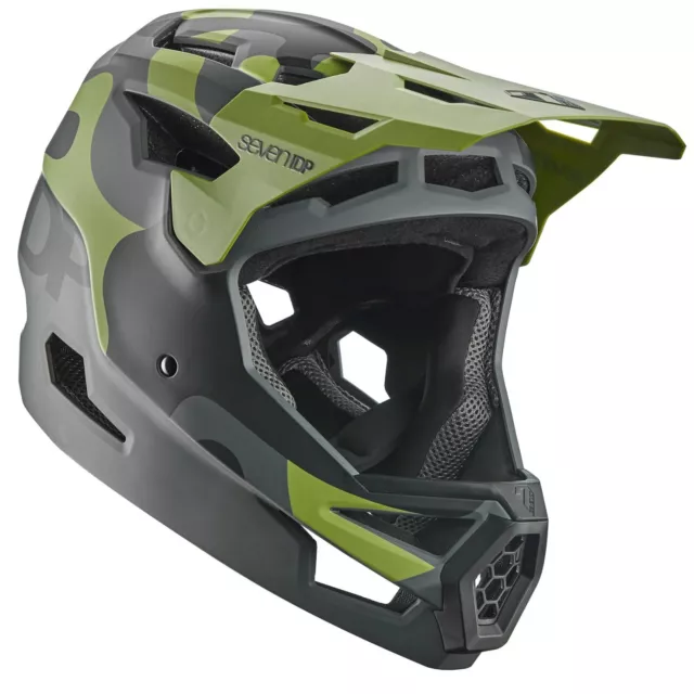 7Idp Project 23 Abs Mountain Bike/Bmx/Enduro/Ebike Helmet Army Camo Med++Sale