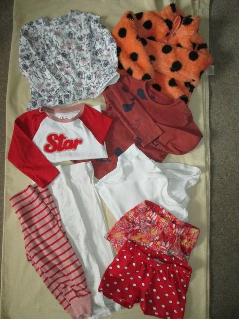 Clothes Bundle Girl Age 18 Months Baby Toddler - Jacket Shorts Tops