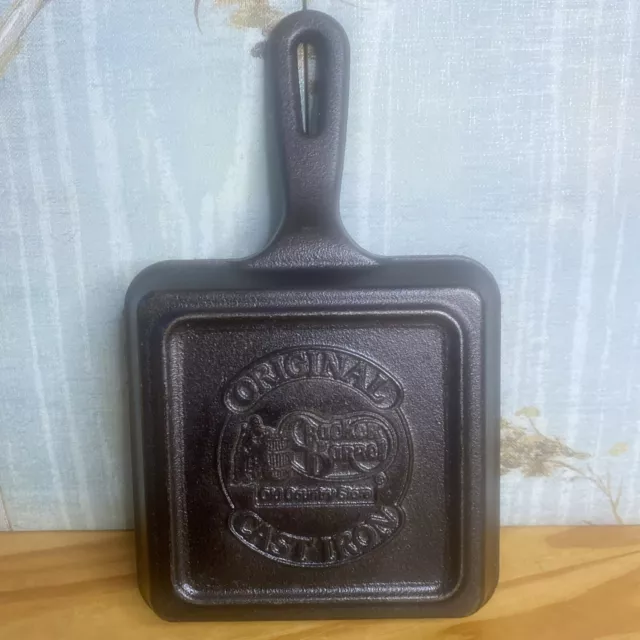 Cracker Barrel Old Country Store Mini Cast Iron Skillet Frying Pan 5.5" x 5.5"