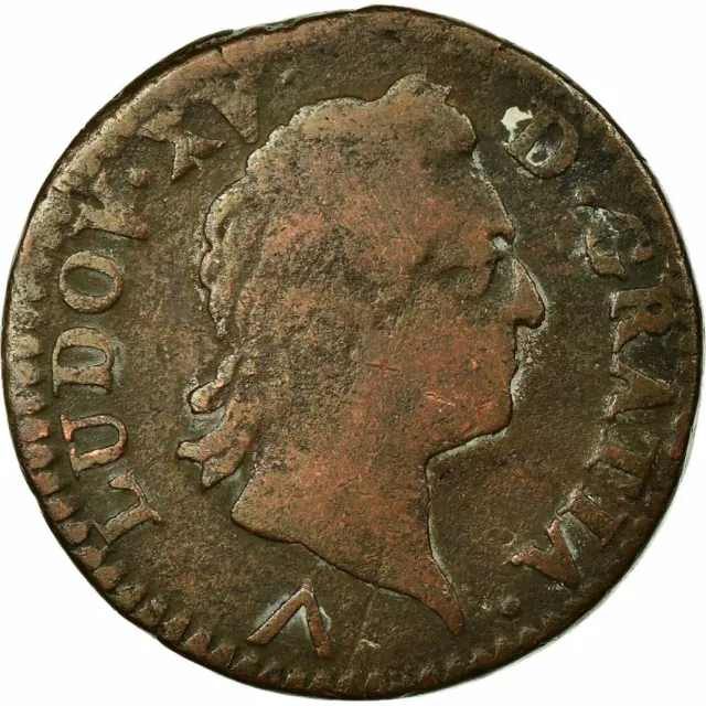 [#687508] Coin, France, Sol à la vieille tête, 1772, Paris, F, Copper