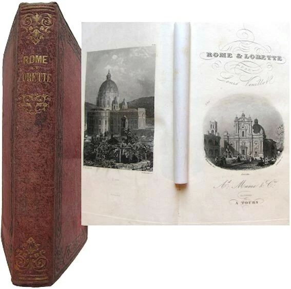 Rome et Lorette 1876 Louis Veuillot Mame littérature catholique jeunesse