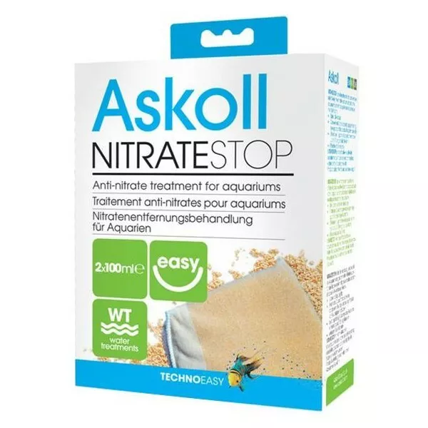 Askoll Nitrate Stop Trattamento Antinitriti per Acquari 2 X 100 ml