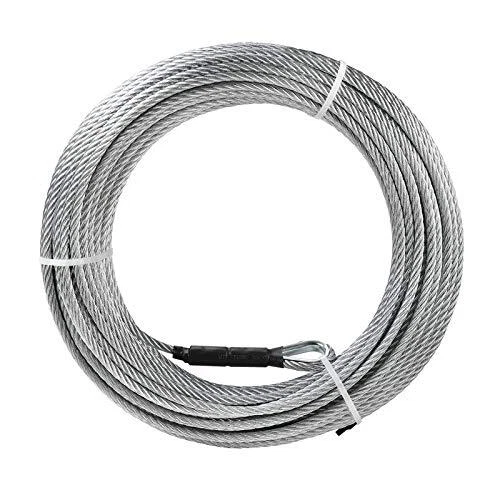 ZIPEAK 5/16" Aircraft Cable Galvanized Steel, 7X 19 Strands Wire Rope with 70...