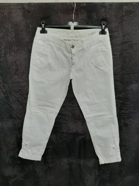 Dsquared2 D2 dsquared 2 jeans bianco white estivo donna woman tg 42 sz 28 cotone