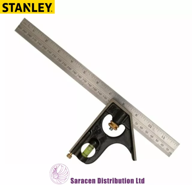 STANLEY 300mm / 12" COMBINATION SQUARE - 0-46-151