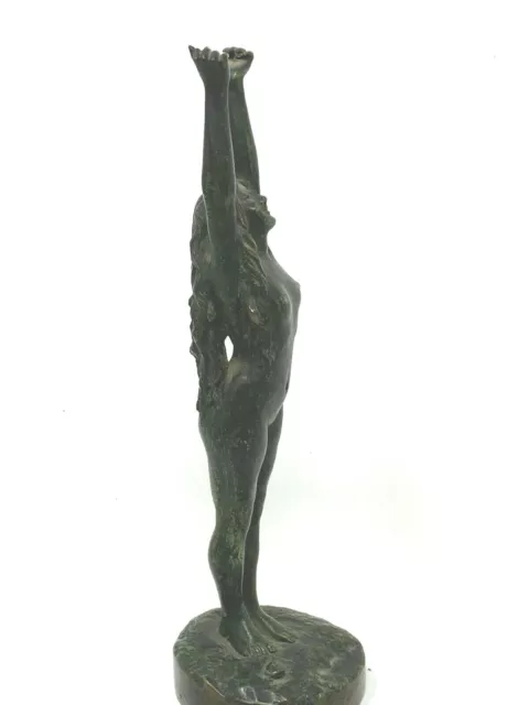 Bronze Art Nouveau & Erotique & Vers 1900 & Femme Nue & Nudité & Statuette