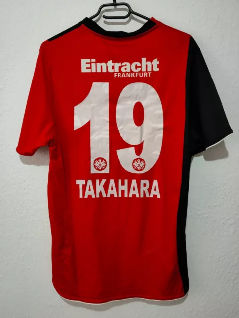 Takahara #19 Shirt Eintracht Frankfurt Home Kit Jako Trikot M Jersey Fraport