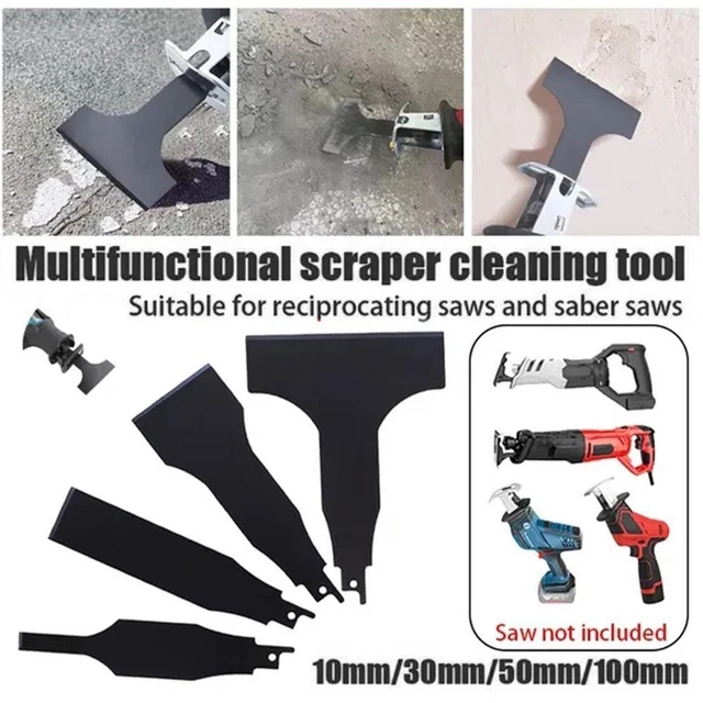 Saber Saw Scraper For Reciprocating Saws Multi-functional 4psc' Scraper B5E6