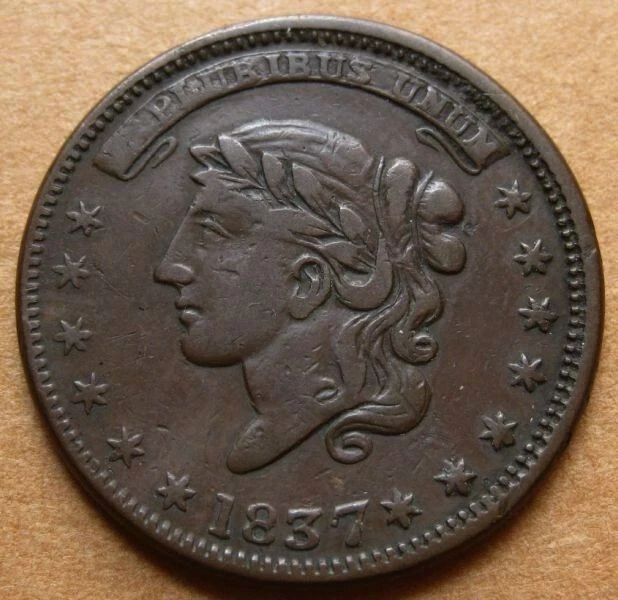 HT-42 Low 28 VF - Lady Liberty / Millions for Defence - Not One Cent for Tribute
