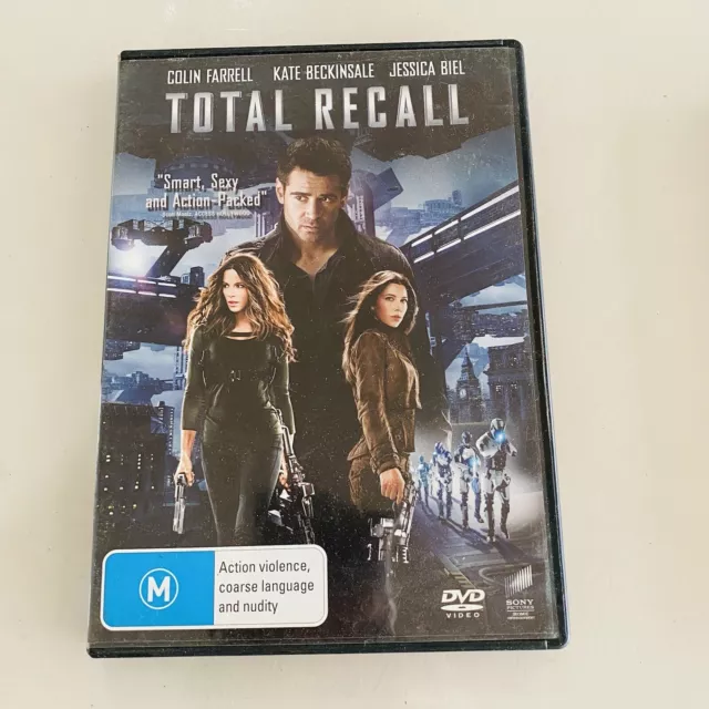 Total Recall. Colin Farrell, Kate Beckinsale, Jessica Biel. Dvd