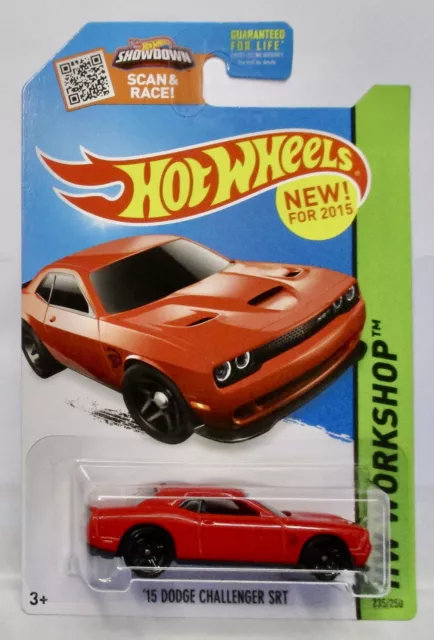 2015 Hot Wheels 2015 Dodge Challenger Srt New Model Red Workshop