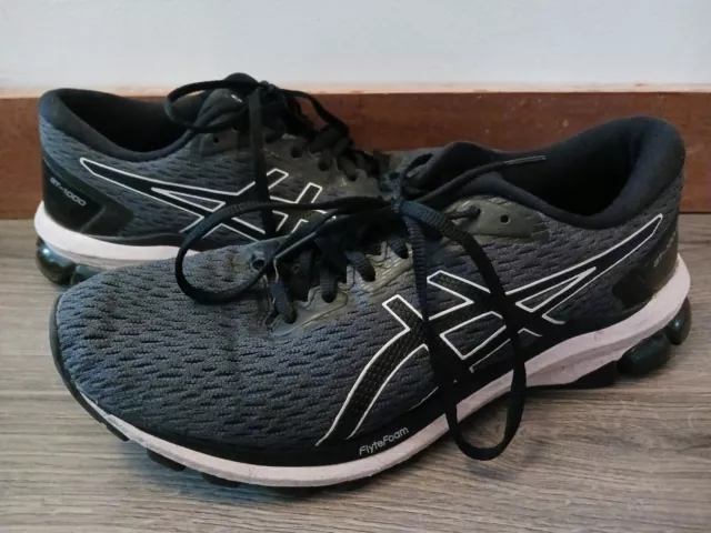 Mens ASICS GT-1000 Athletic Running Shoes GEL Duomax Dark Grey/Black Size 9.5