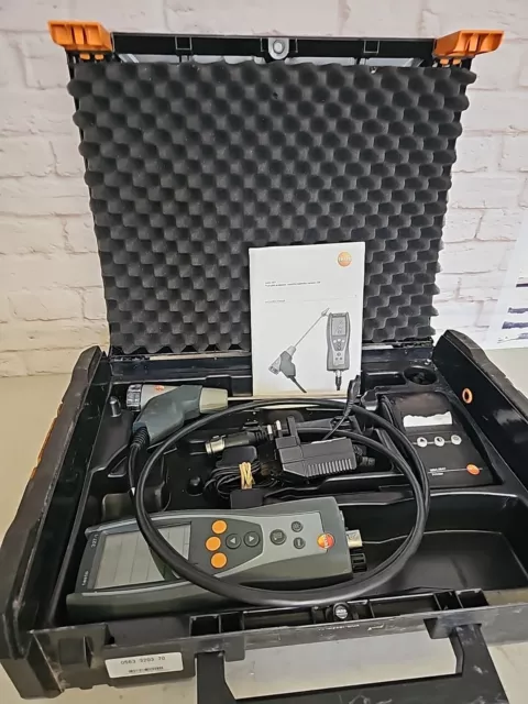 Testo 327-1 Kit Analizzatore Fumi Con Caricabatterie Inc Vasche (9)