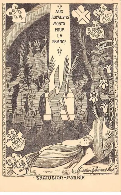 Politique - n°82031 - Tradition, Patrie - Aux Royalistes morts pour la France